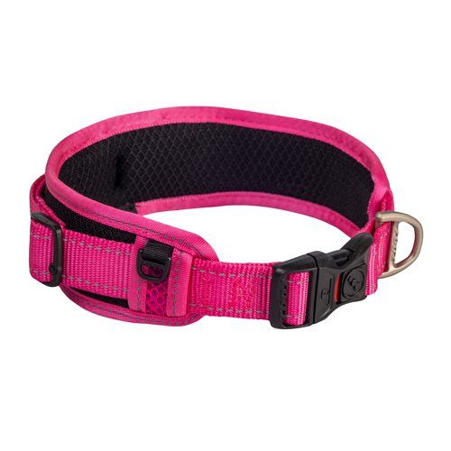 Rogz Classic Collar Padded X-Large Pink Reflective
