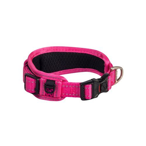 Rogz Classic Collar Padded Large Pink Reflective