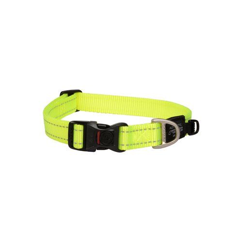 Rogz Classic Collar Large Yellow Reflective