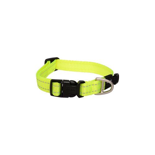 Rogz Classic Collar Medium Yellow Reflective