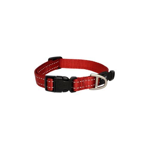 Rogz Classic Collar Medium Red Reflective
