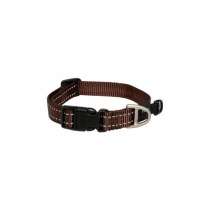 Rogz Classic Collar Medium Chocolate Reflective