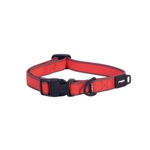 Rogz Amphibian Classic Collar Med Red