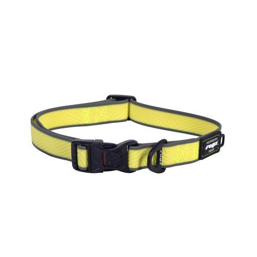 Rogz Amphibian Classic Collar Lrg Yellow