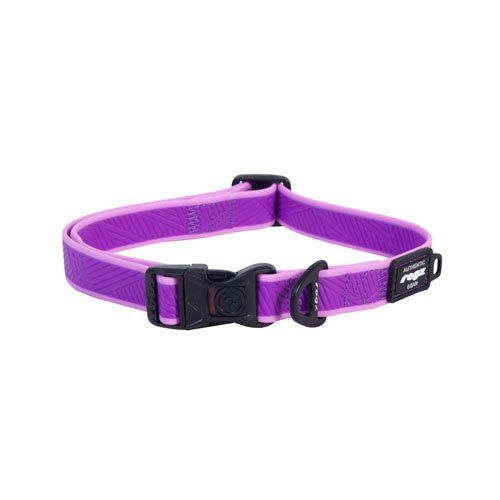 Rogz Amphibian Classic Collar Lrg Purple