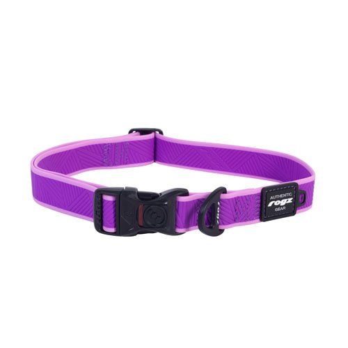 Rogz Amphibian Classic Collar Xlg Purple