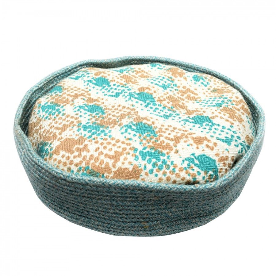 Resploot Rope Basket Bengal Print 35 X 12 Cm (14 X 5 In)