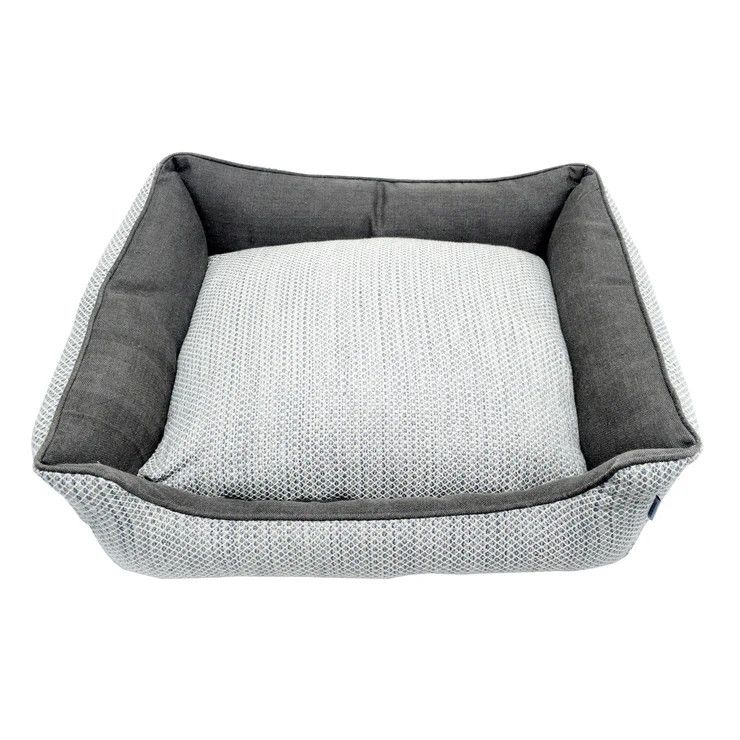 Resploot Sofa Bed Rectangular Grey Snakeskin 60 X 50 X 21 Cm (24 X 20 X 8 In)