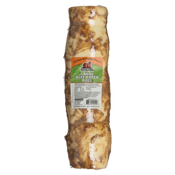 Red barn Glazed Beef Cheek Roll Chicken &amp; Carrot Flavour Large Dog