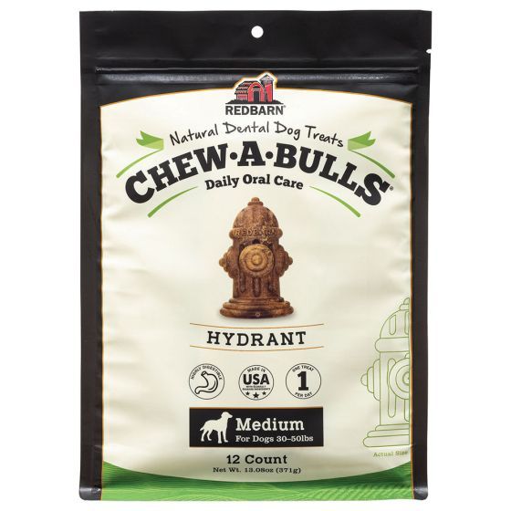 Red Barn Chew A Bulls Hydrant Medium 12Ct Dog