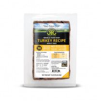 Raised Right Turkey Recipe Frozen Dog Food 1 lb