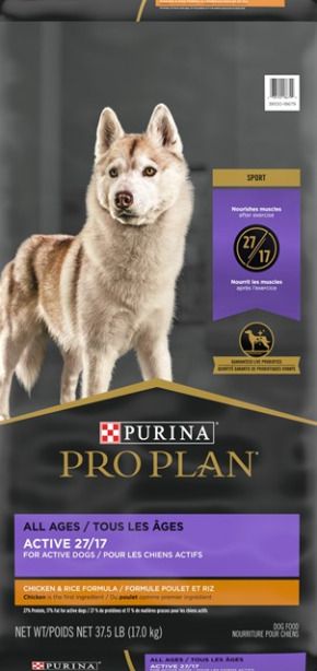 Purina Pro Plan Sport Active 27/17 for Dogs Chicken &amp; Rice 17 kg