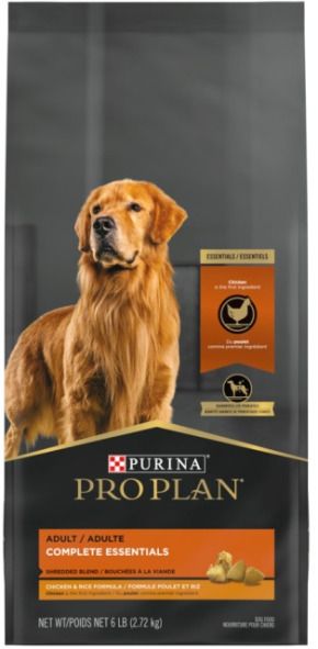 Purina Pro Plan Essentials Adult Dog Shredded Blend Chicken &amp; Rice 8.16 kg