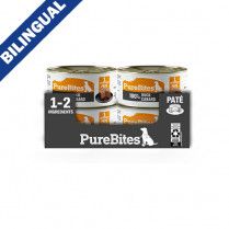 Purebites Pates 100% Pure Duck Wet Dog Food 2.5 Oz