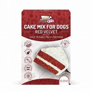Puppy Cake Premium Cake Mix Easy To Make Treat For Dogs Red Velvet Flavored