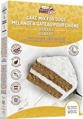 Puppy Cake Premium Cake Mix Easy To Make Treat For Dogs Banana Flavored