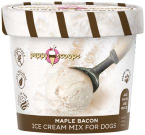 Puppy Scoops Maple Bacon Flavour Ice Cream For Dogs