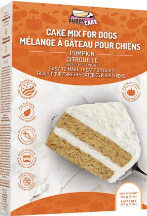 Puppy Cake Premium Cake Mix Easy To Make Treat For Dogs Pumpkin Flavored