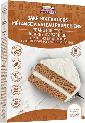 Puppy Cake Premium Cake Mix Easy To Make Treat For Dogs Peanut Butter Flavored