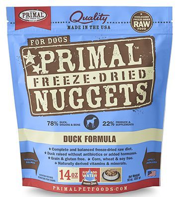 Primal Freeze Dried Duck Dog 14Oz