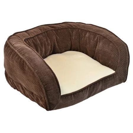 Precision Chevron Couch Chocolate 42 X 34 X 11.5