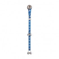 Poochie Bells The Original Dog Doorbell Signature Tracks Collection Navy 25&quot;