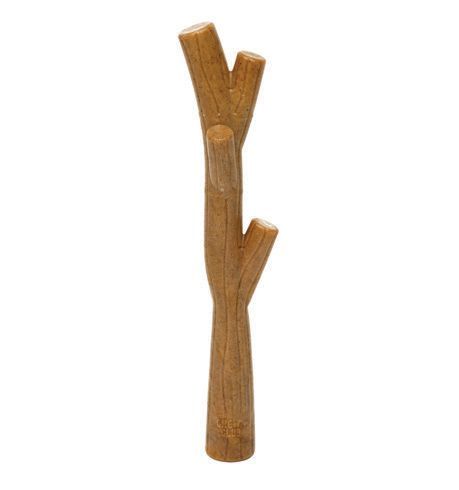 PowerBone Nylon &amp; Bamboo Chew Throw Stick Dog 12 Inch