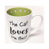 Petrageous The Cat Loves Me Best Mug 24 oz