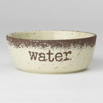 Petrageous Speckled Crockery Water Dish 6&quot;