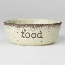 Petrageous Speckled Crockery Food Dish 6&quot;