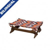 PetPals Group Colorful Hammock Pet Bed with Boho Patterns