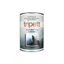 Petkind Tripett Green Beef Tripe with Venison Wet Dog Food 13.2 oz