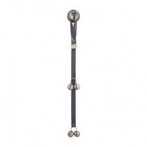 PoochieBells The Original Dog Doorbell Solid Colors Collection Pewter Grey 25&quot;