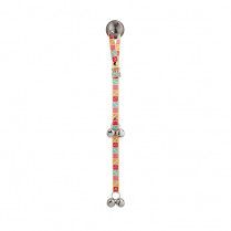 PoochieBells The Original Dog Doorbell Classic Dog&#39;s Life Collection Bone Appetit Pink 25&quot;