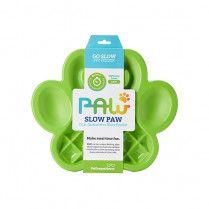 PetDreamHouse Paw Dish Slow Feeder Green