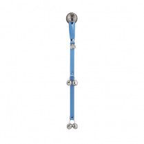 PoochieBells The Original Dog Doorbell Solid Colors Collection Hydrangea Blue 25&quot;