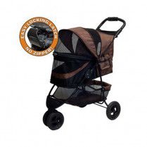 Pet Gear Special Edition No-Zip Stroller Chocolate