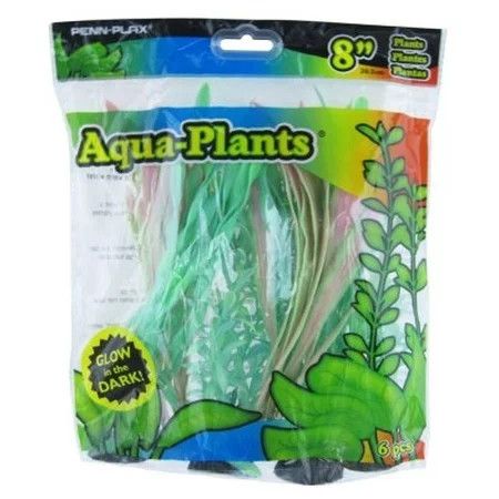 Penn-Plax PBP3M 8&quot; Plants Glow Plants