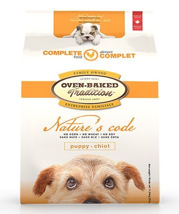 Oven Baked Tradition Nature&#39;s Code Chicken Formula Puppy Food 4.4 lb