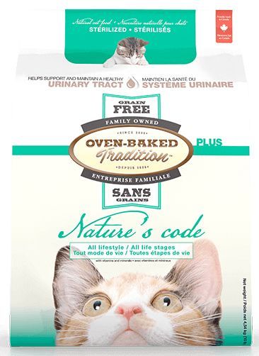 Oven Baked Tradition Nature&#39;s Code Urinary Tract Health Chicken Formula Cat Food 10 lb
