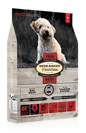 Oven Baked Tradition Grain Free Red Meat Small Breed All Life Stages Dog Food 5 lb