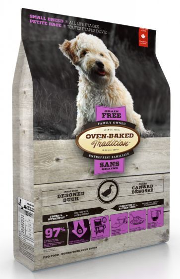 Oven Baked Tradition Grain Free Duck Small Breed All Life Stages Dog Food 5 lb