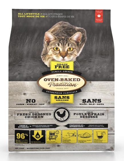 Oven Baked Tradition Grain Free Chicken Formula Cat Food 5 lb