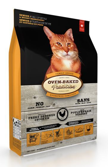 Oven Baked Tradition Chicken Formula Senior Cat Food 10 lb