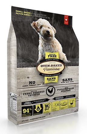 Oven Baked Tradition Grain Free Chicken Formula Small Breed All Life Stages Dog Food 12.5 lb