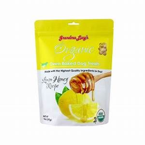 Grandma Lucy&#39;s Organic Oven Baked Lemon Honey Dog Treat 14 Oz