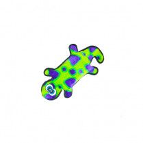 Outward Hound Invincibles Gecko 4 Squeakers Green &amp; Purple Dog Toy