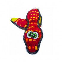 Outward Hound Tough Seamz Snake 6 Squeaker Dog Toy