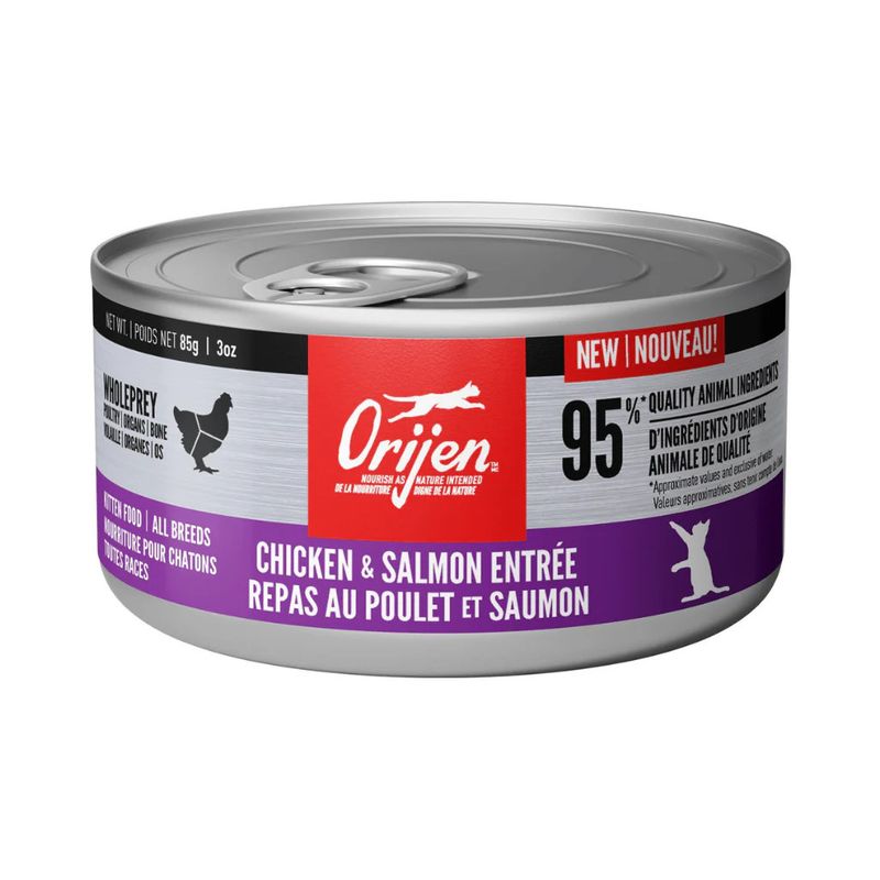Orijen Feline Chicken &amp; Salmon Entree Kitten 3Oz