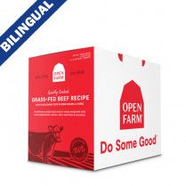 Open Farm Grass Fed Beef Gently Cooked Recipe Frozen Dog Food 96 oz